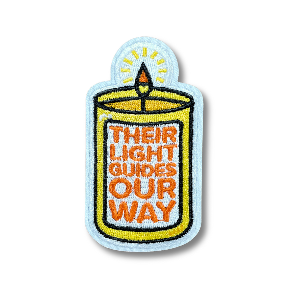 Their Light Guides Our Way Candle Patch – Purpose Purpose